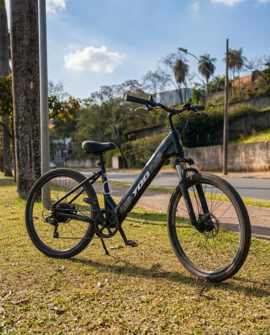 Bicicleta elétrica para passeio na Pampulha